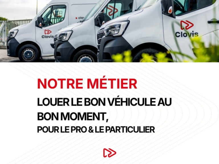 Flotte de véhicules utilitaires Clovis Location à l'agence de Castres, partenaire Renault Trucks dans le Tarn