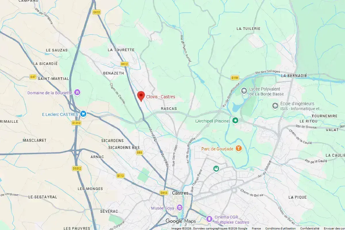 agence clovis location castres localisation
